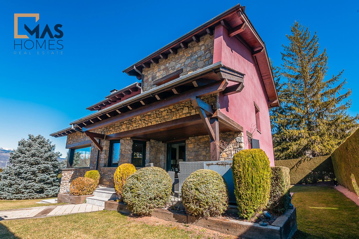 Exterior view of House or chalet for sale in Alp  with Heating, Private garden and Parquet flooring