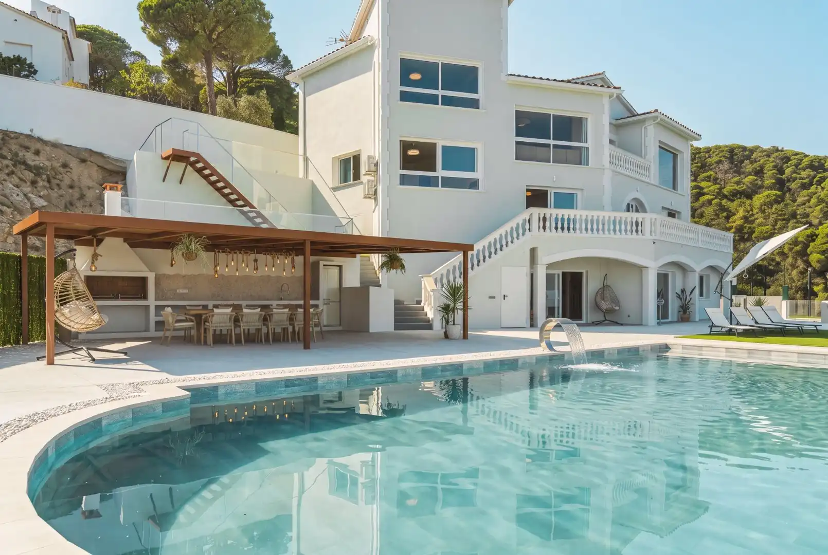 Piscina de Casa o chalet en venta en Lloret de Mar con Calefacción, Jardín privado y Terraza