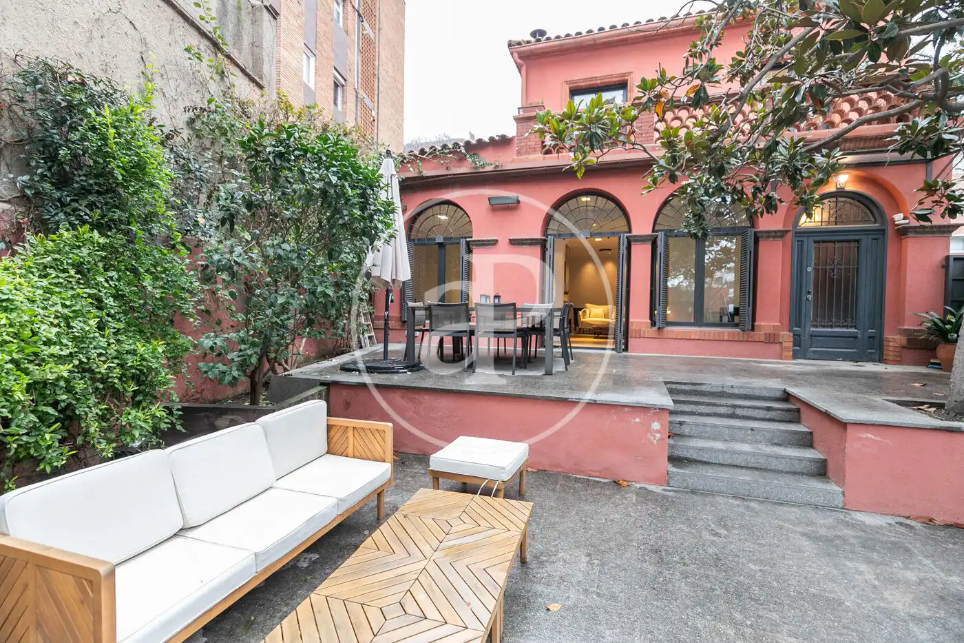 Terrasse von Wohnung zur Miete in Sarrià - Sant Gervasi