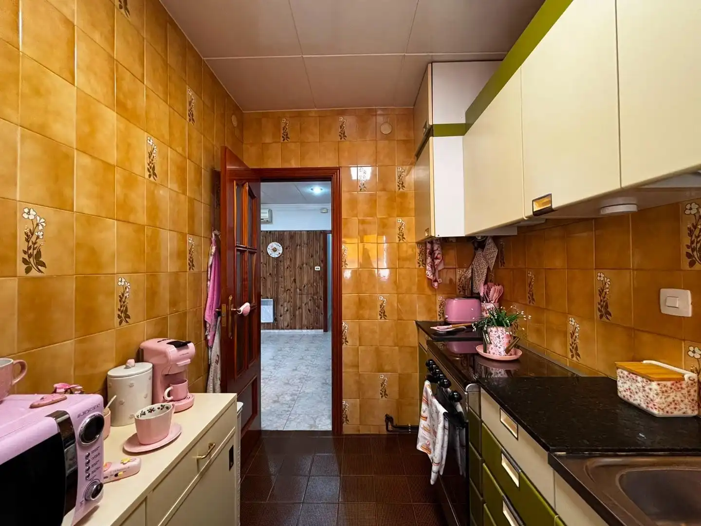 Cocina de Piso en venta en Sabadell con Aire acondicionado, Calefacción y Amueblado
