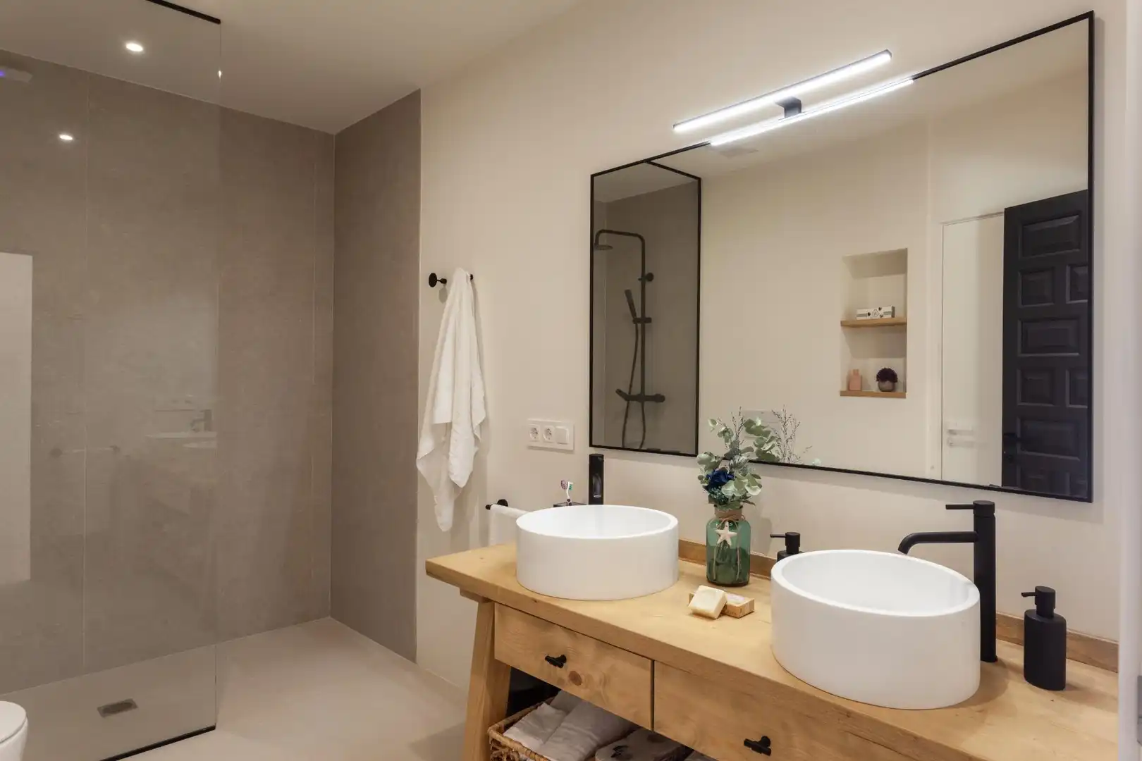 Bathroom of Houses for rent in Pedreguer  with Air Conditioner, Heating and Private garden