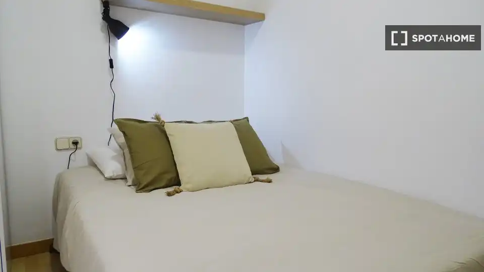 Habitación de Piso para compartir en Barcelona con Aire acondicionado, Calefacción y Amueblado