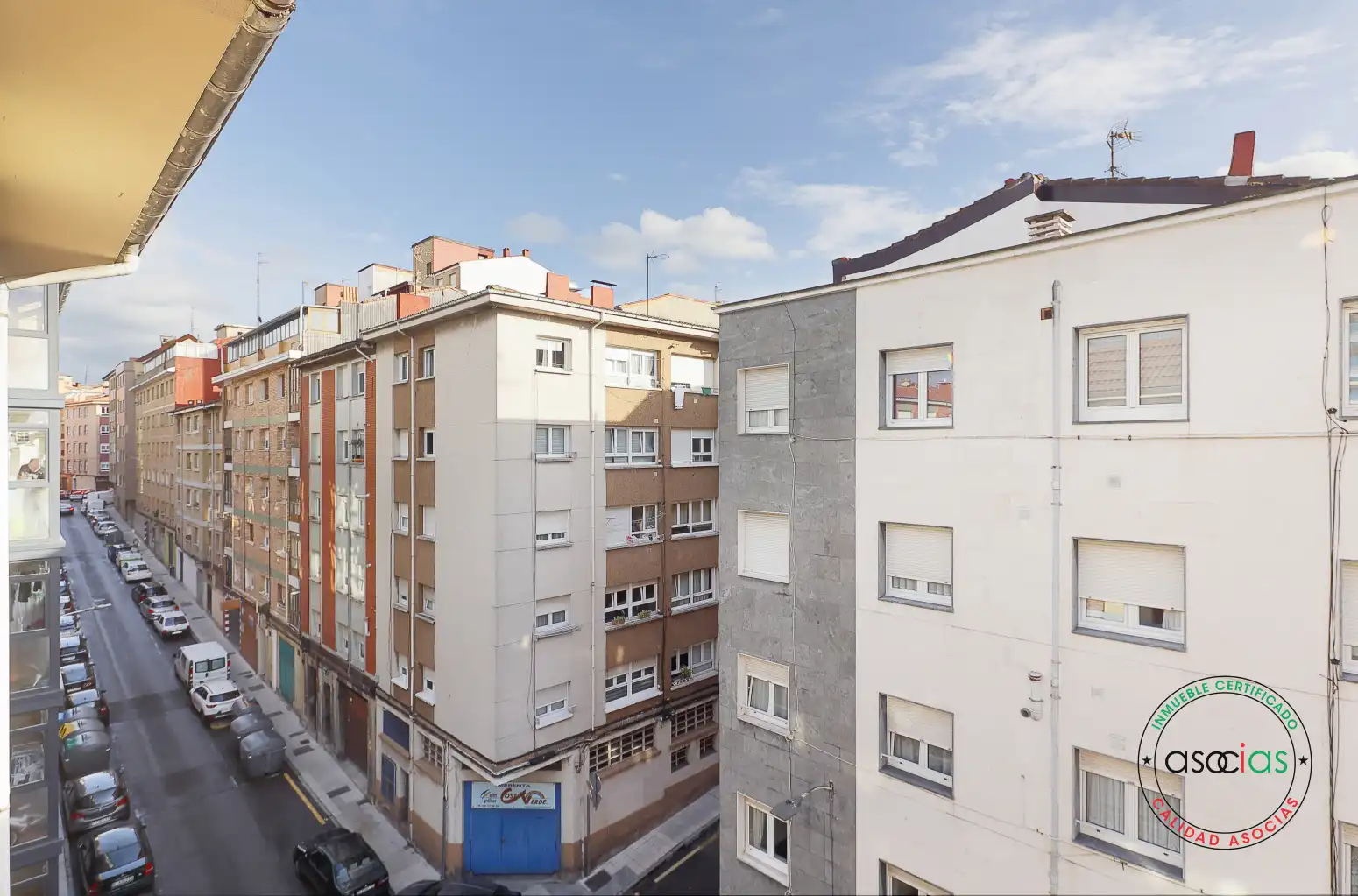 Vista exterior de Piso en venta en Gijón  con Calefacción y Amueblado