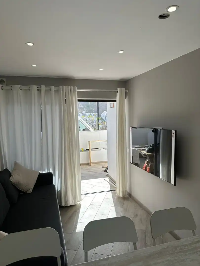 Sala de estar de Apartamento de alquiler en Mogán con Aire acondicionado, Terraza y Amueblado