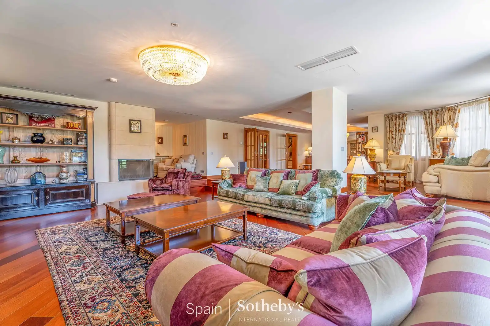 Sala de estar de Casa o chalet en venta en Madrid con Aire acondicionado, Calefacción y Jardín privado