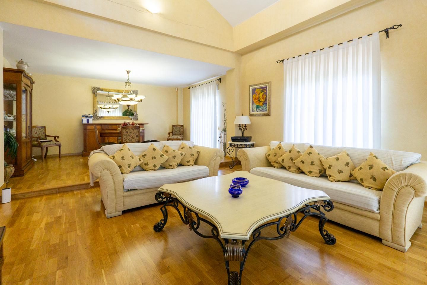 Living room of House or chalet for sale in Cox  with Air Conditioner, Private garden and Parquet flooring