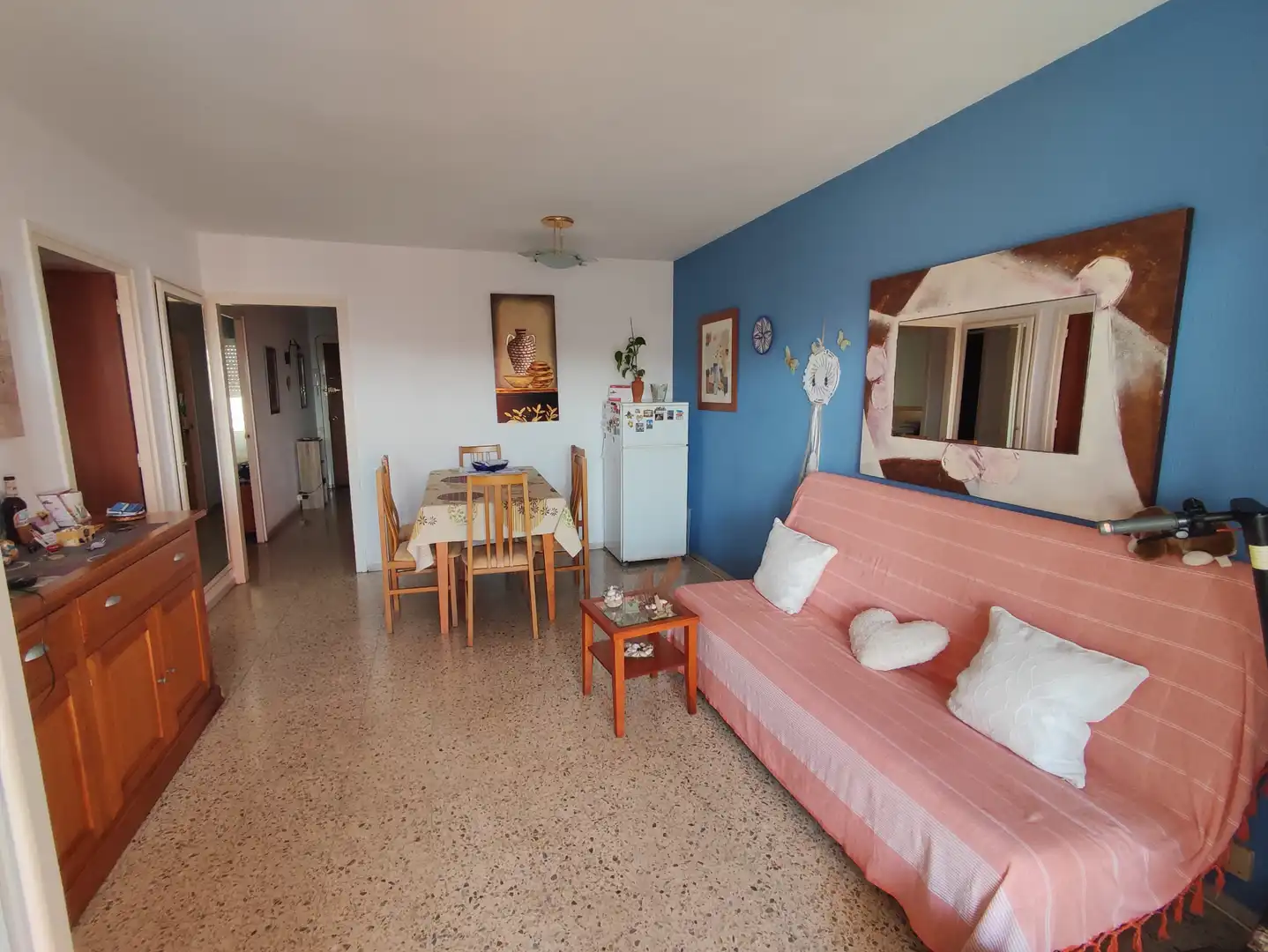 Sala de estar de Apartamento en venta en Lloret de Mar con Terraza y Amueblado