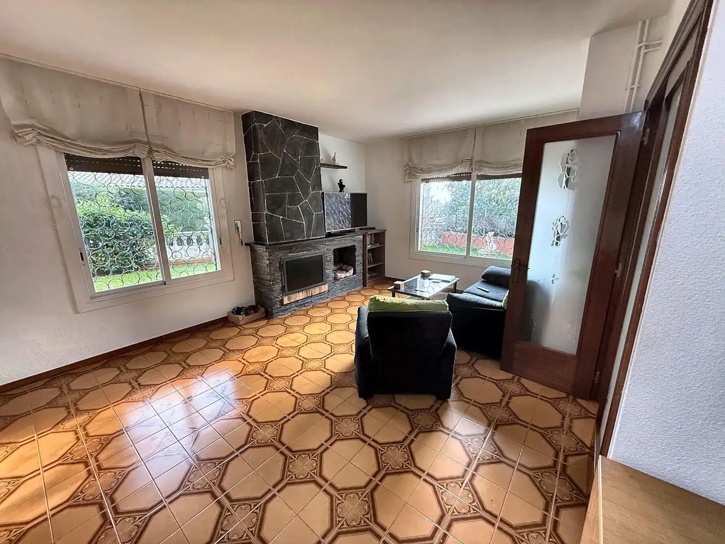 Sala de estar de Casa o chalet en venta en Premià de Dalt, Barcelona