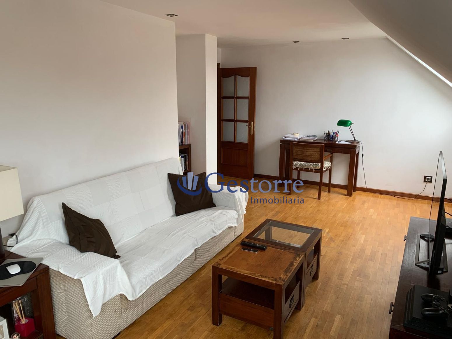 Sala de estar de Piso en venta en Langreo con Calefacción y Terraza
