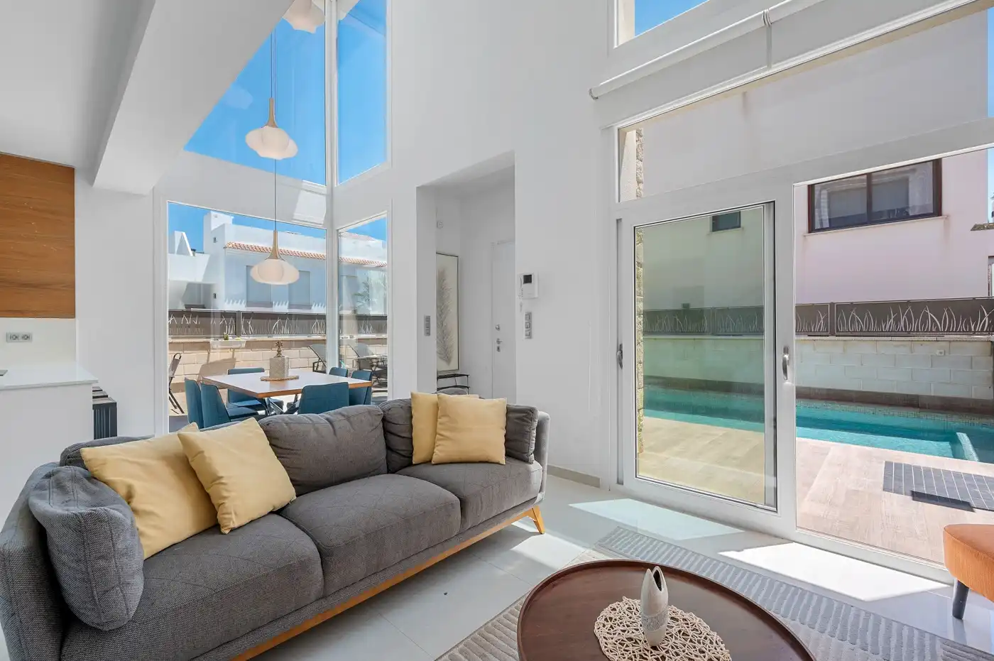 Living room of Houses for sale in Rojales  with Air Conditioner, Terrace and Swimming Pool