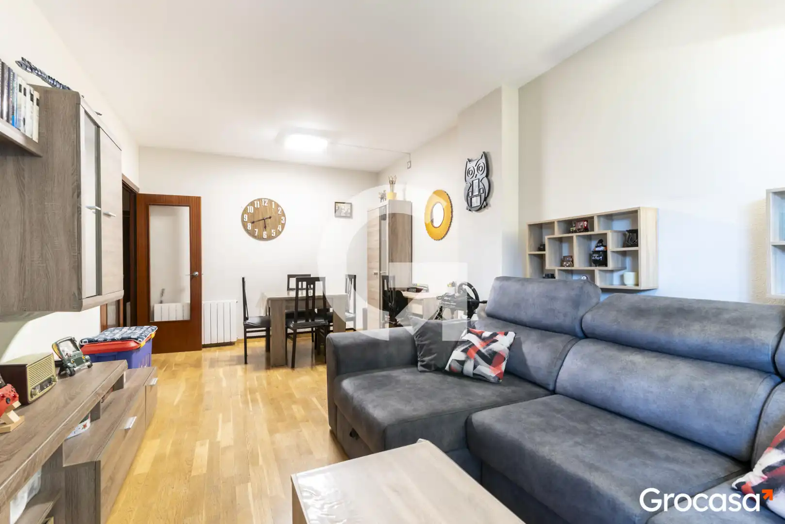 Wohnzimmer von Wohnung zum Verkauf in Cornellà de Llobregat mit Klimaanlage, Heizung und Terrasse