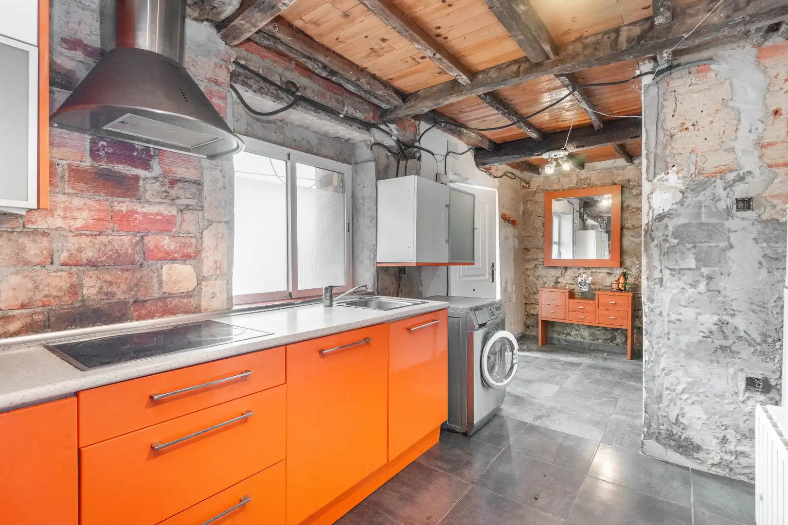 Cocina de Finca rústica en venta en Mieres (Asturias) con Terraza
