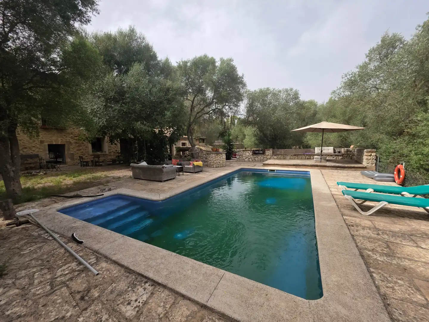 Swimming pool of Country homes for rent in Alaior  with Private garden, Terrace and Swimming Pool