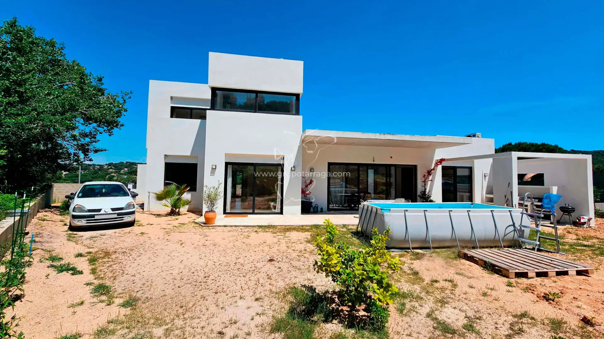 Vista exterior de Casa o xalet en venda en Lloret de Mar amb Aire condicionat, Calefacció i Jardí privat
