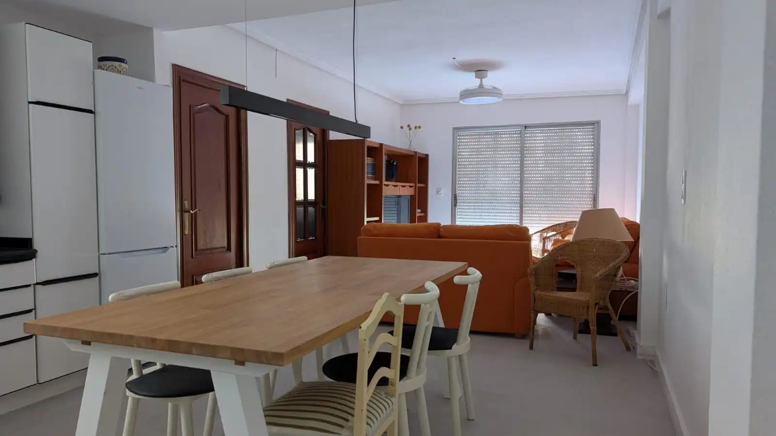 Dining room of Flat for rent in Valencia  with Air Conditioner, Heating and Parquet flooring