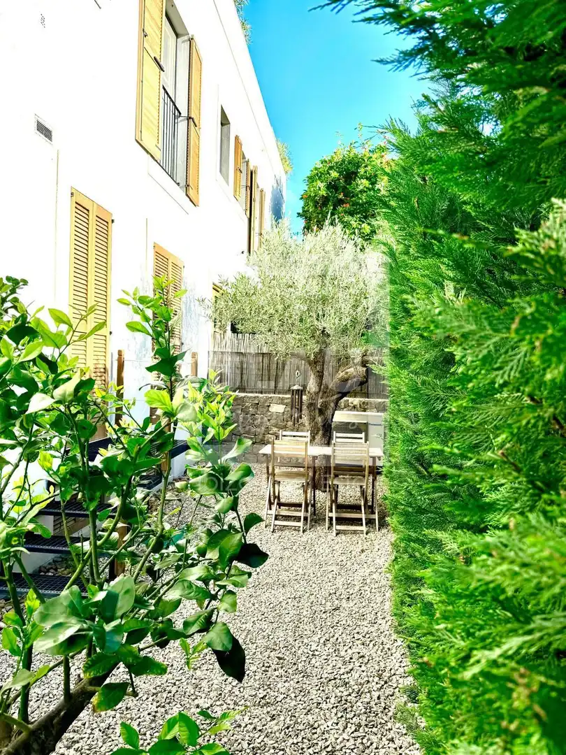 Garden of Flat for rent in Sant Joan de Labritja  with Air Conditioner, Private garden and Furnished