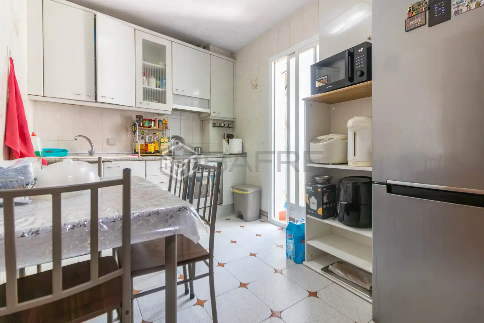 Kitchen of Flat for sale in Madrid  with Heating, Parquet flooring and Terrace