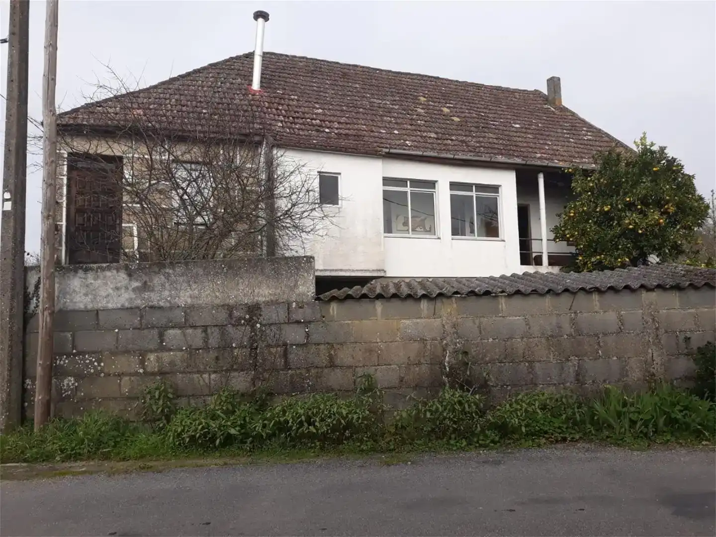 Vista exterior de Finca rústica en venda en Cortegada amb Jardí privat, Parquet i Moblat