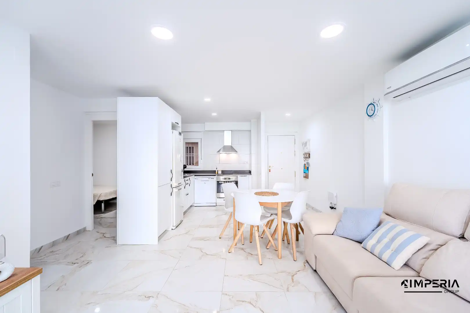 Sala de estar de Piso en venta en Alcanar con Aire acondicionado, Calefacción y Terraza