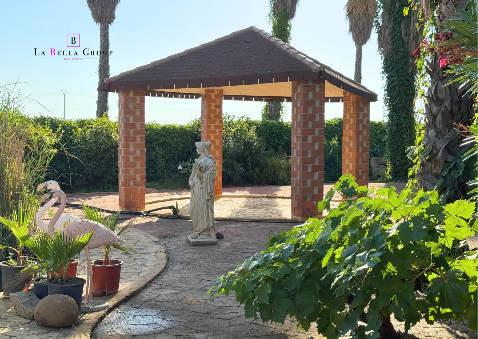 Terrassa de Finca rústica en venda en Santa Cruz de Mudela amb Aire condicionat, Jardí privat i Terrassa