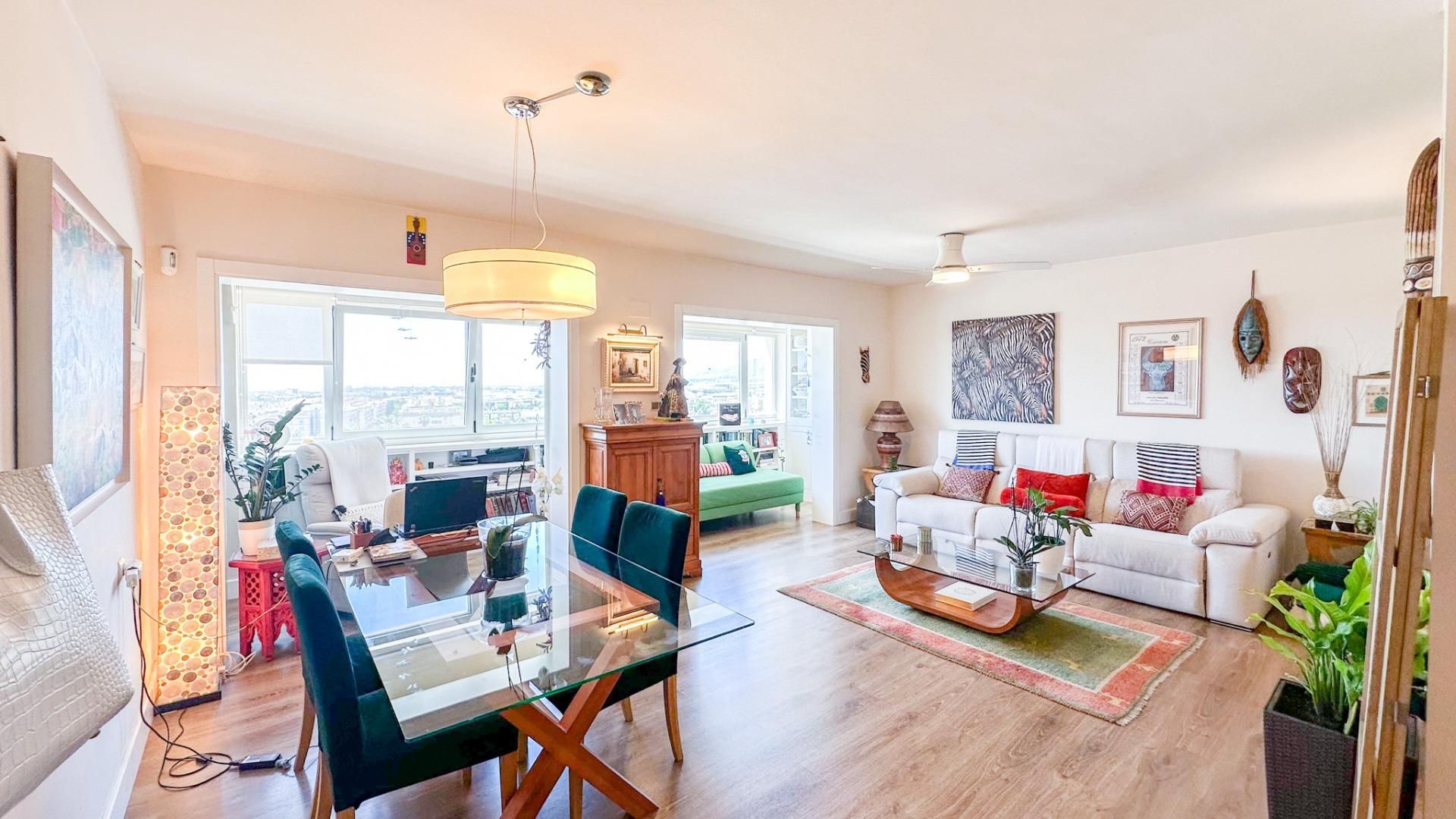 Dining room of Attic for sale in Málaga Capital  with Air Conditioner, Heating and Private garden
