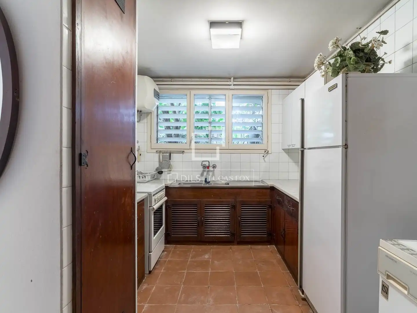 Cocina de Casa o chalet en venta en Barcelona con Calefacción, Jardín privado y Trastero