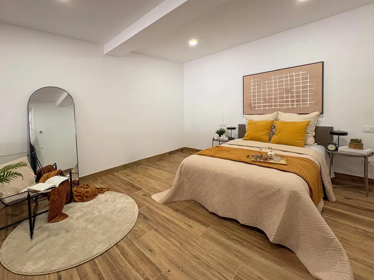 Bedroom of Detached homes for sale in Madrid  with Air Conditioner, Furnished and Alarm