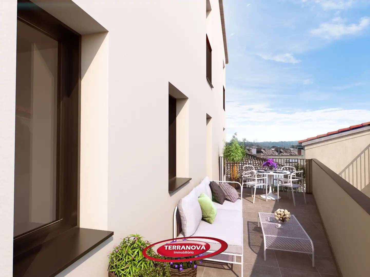 Terraza de Piso en venta en L'Ametlla del Vallès con Terraza