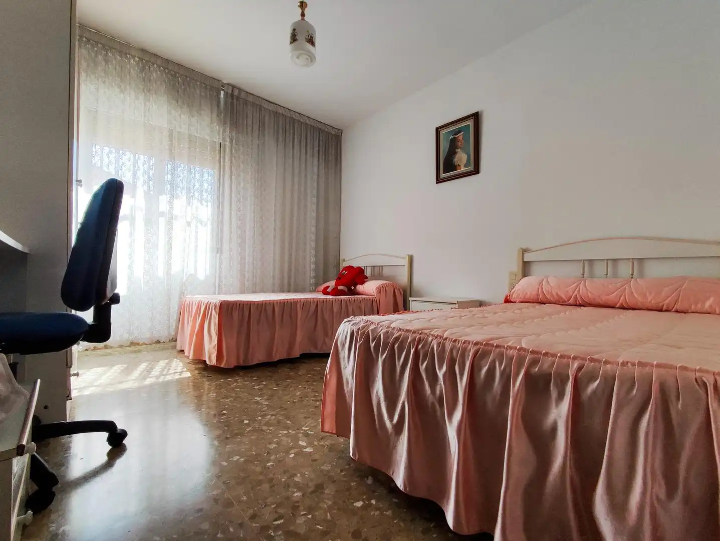 Bedroom of Flat for sale in Argamasilla de Calatrava  with Air Conditioner, Heating and Storage room