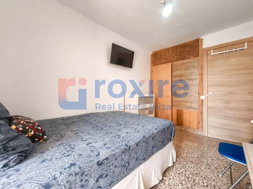 Schlafzimmer von Wohnung zur Miete in Eivissa mit Terrasse, Möbliert und Ofen