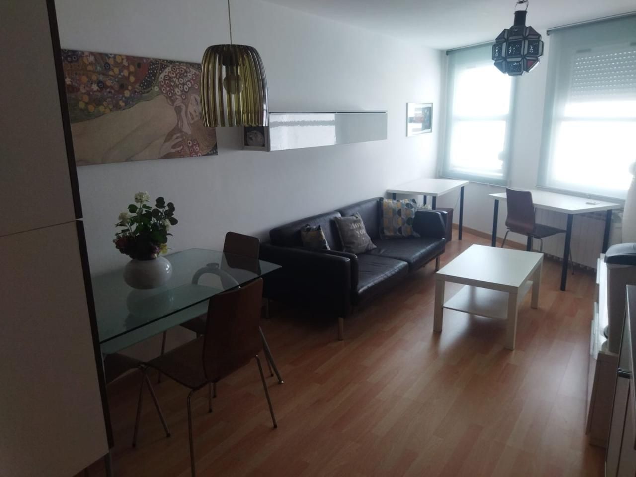 Sala d'estar de Pis en venda en A Coruña Capital  amb Calefacció i Parquet