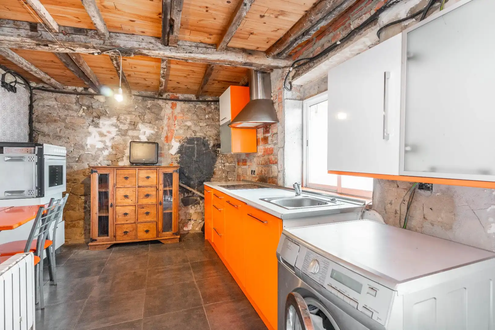 Cocina de Finca rústica en venta en Mieres (Asturias) con Terraza