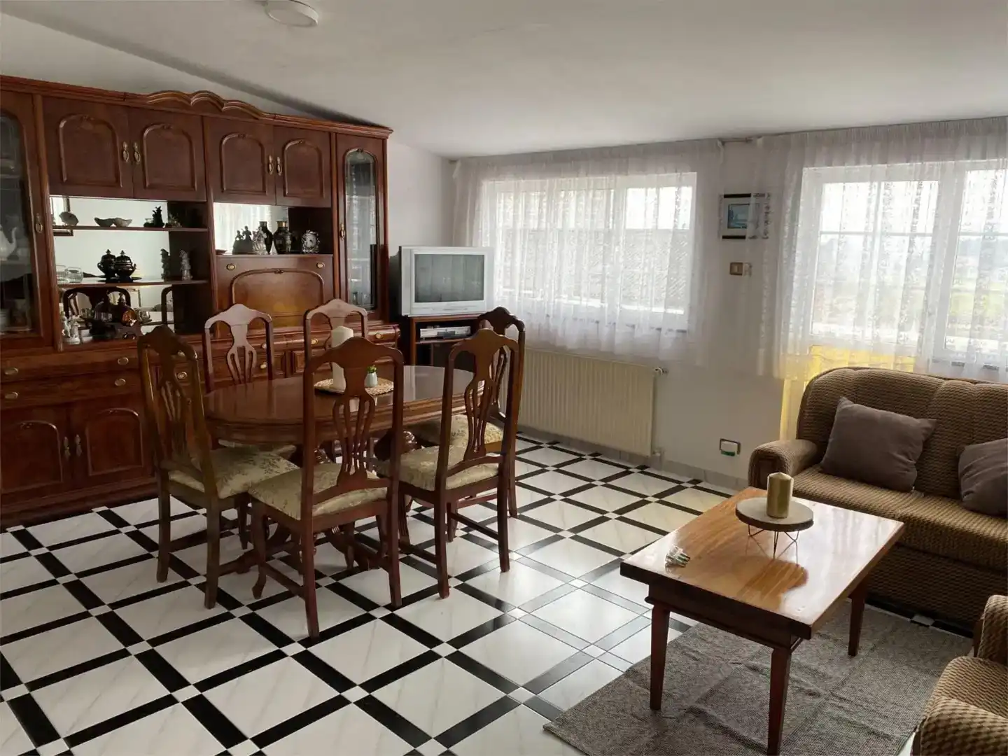 Wohnzimmer von Wohnung zur Miete in Mazaricos mit Abstellraum, Möbliert und Balkon