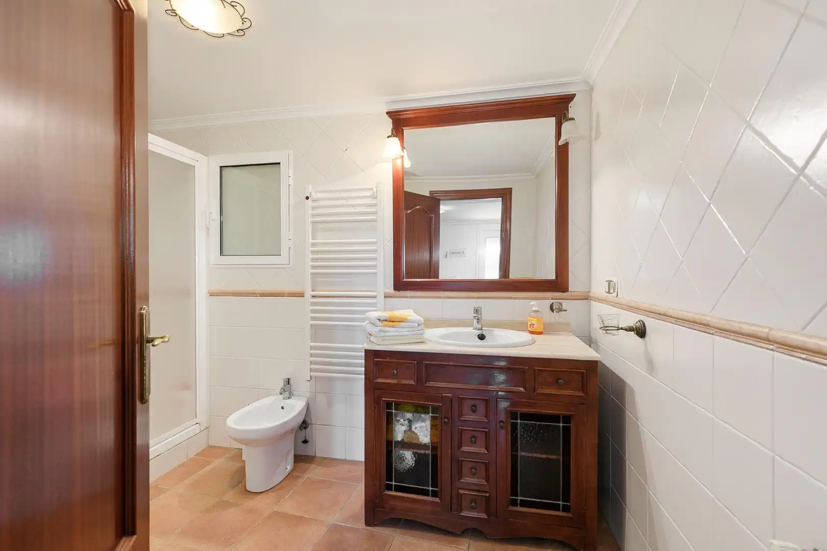 Baño de Finca rústica en venta en Castilléjar con Calefacción y Jardín privado