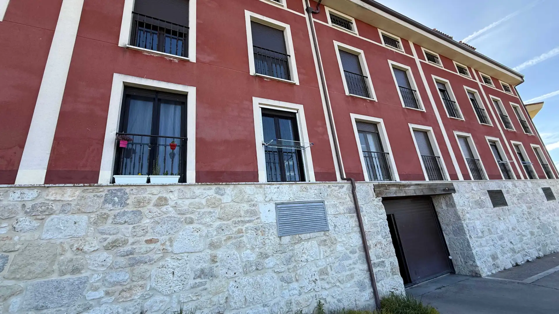 Exterior view of Flat for sale in Villanubla  with Heating, Parquet flooring and Furnished