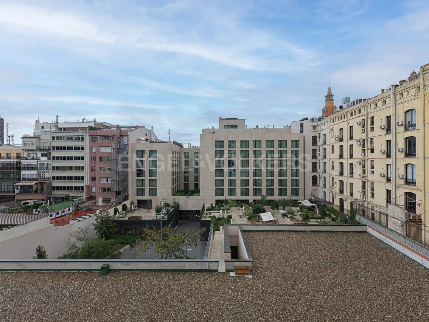 Terrasse von Wohnung zur Miete in Barcelona mit Klimaanlage, Heizung und Parkett