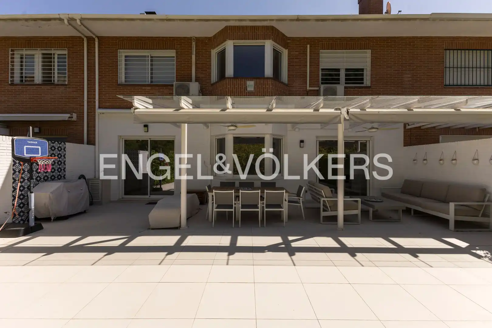 Terrassa de Casa adosada de lloguer en Madrid amb Calefacció, Jardí privat i Terrassa