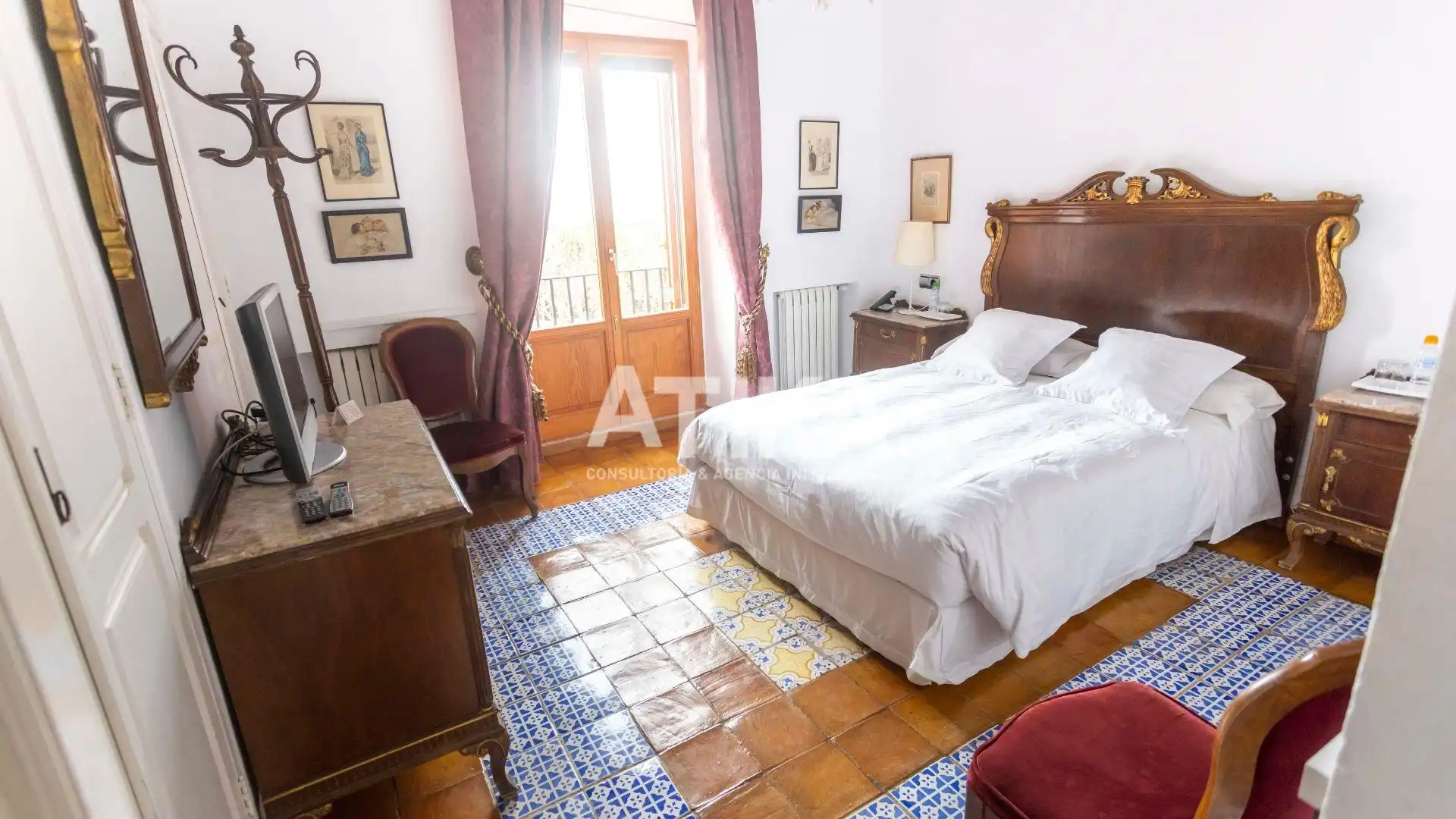Schlafzimmer von Country house zum Verkauf in Fontanars dels Alforins mit Klimaanlage, Heizung und Privatgarten