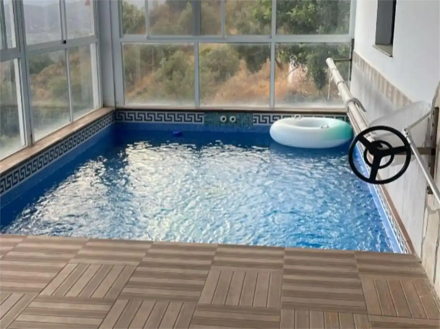 Schwimmbecken von Country house zur Miete in Canillas de Aceituno mit Klimaanlage, Schwimmbad und Möbliert