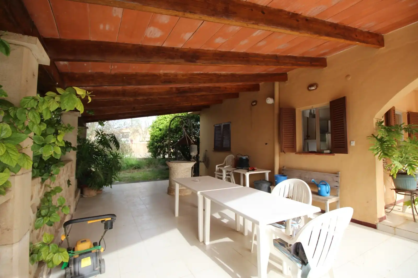 Terrassa de Casa o xalet en venda en Marratxí amb Aire condicionat, Jardí privat i Terrassa