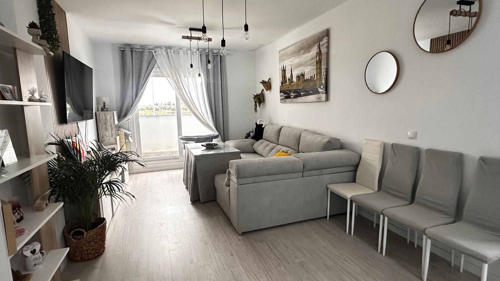 Living room of Flat for sale in Gines  with Air Conditioner, Heating and Swimming Pool