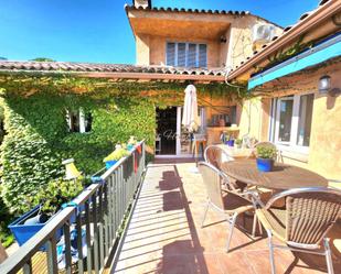 Terrasse von Haus oder Chalet miete in Cabrils mit Klimaanlage, Heizung und Privatgarten