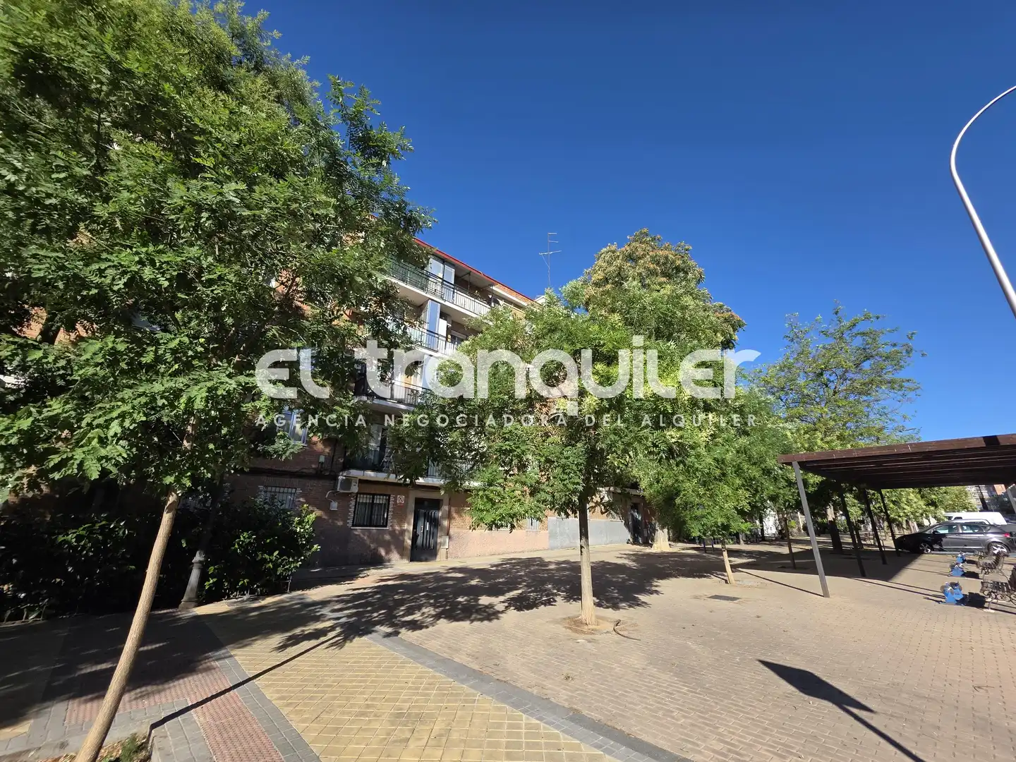 Exterior view of Flat for rent in Madrid  with Air Conditioner, Parquet flooring and Terrace