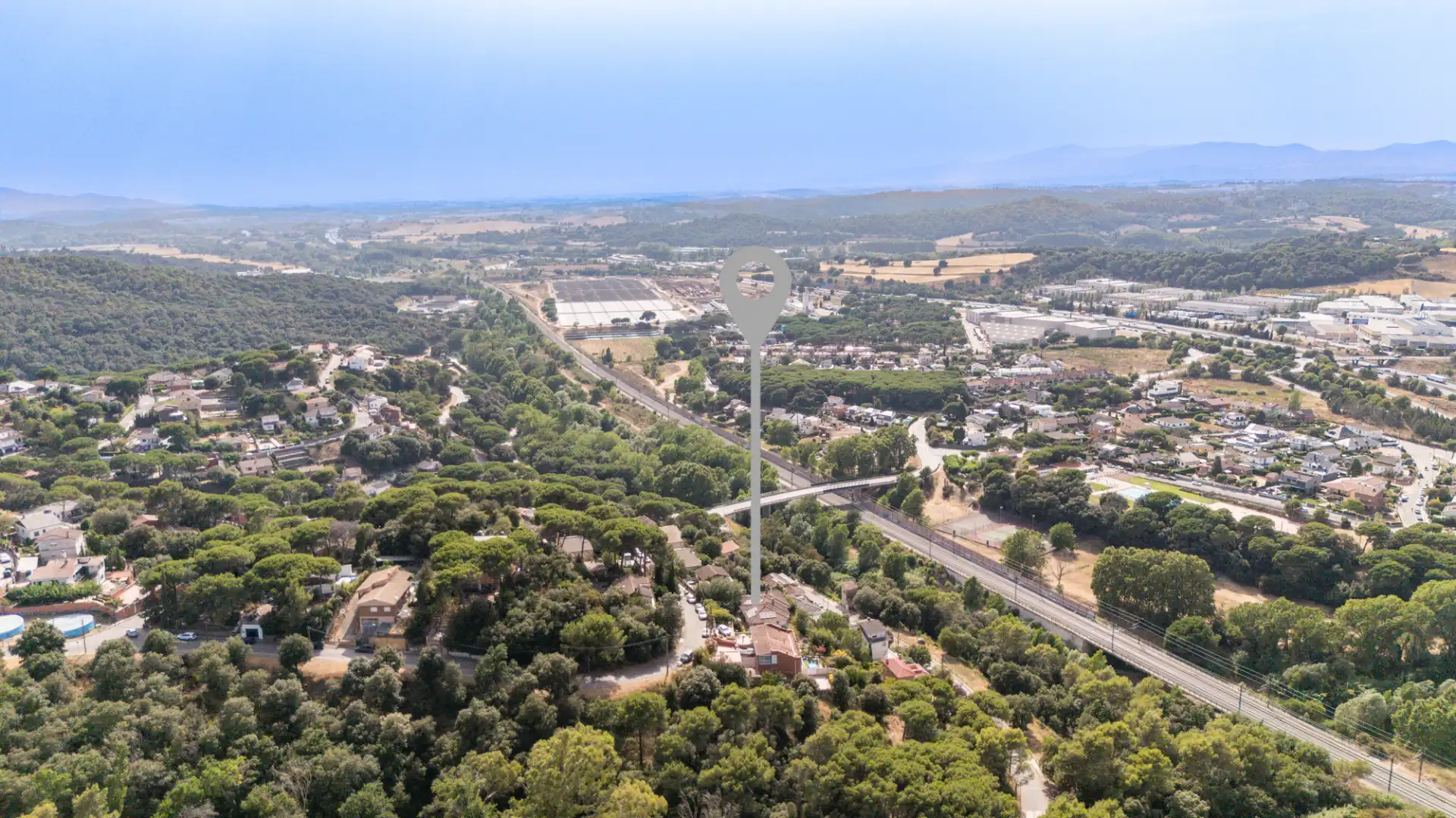 Vista exterior de Casa o chalet en venta en Llinars del Vallès con Aire acondicionado, Calefacción y Jardín privado