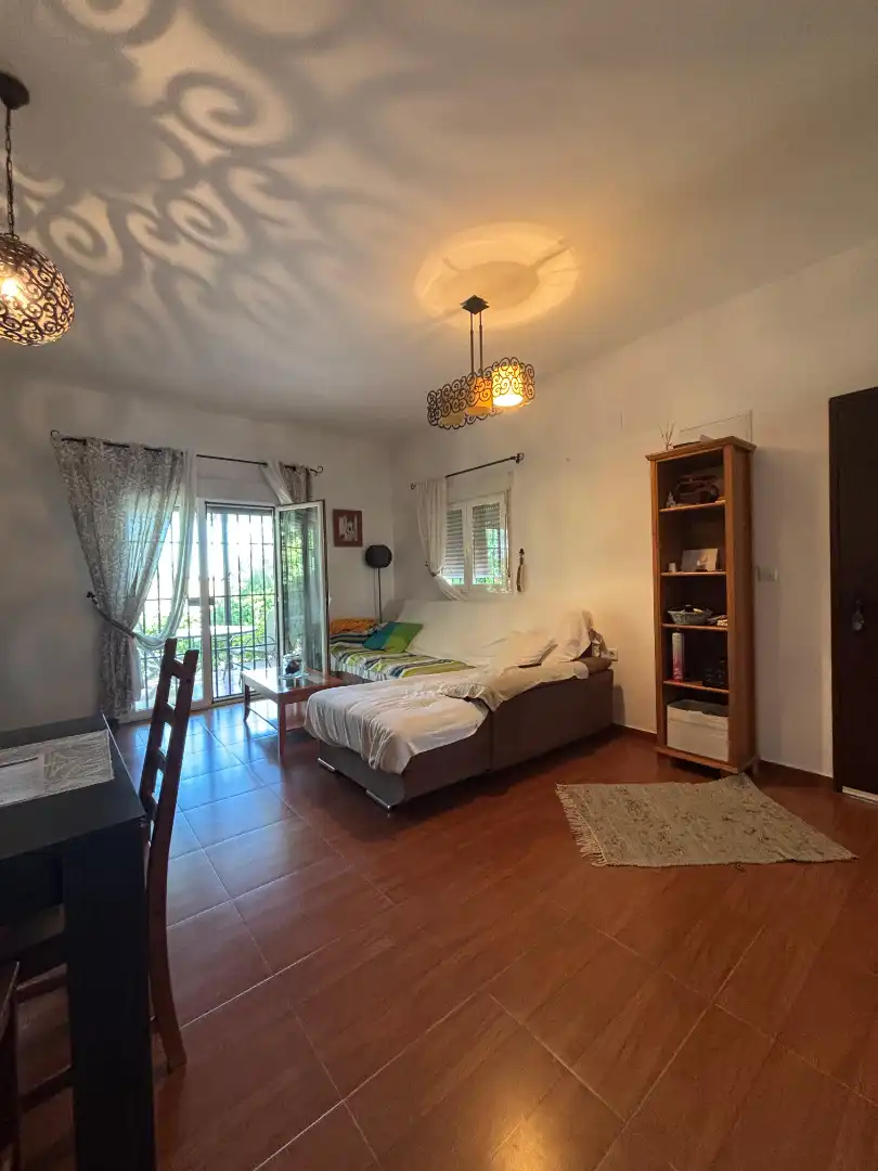 Sala de estar de Finca rústica en venta en Almensilla con Aire acondicionado, Jardín privado y Terraza