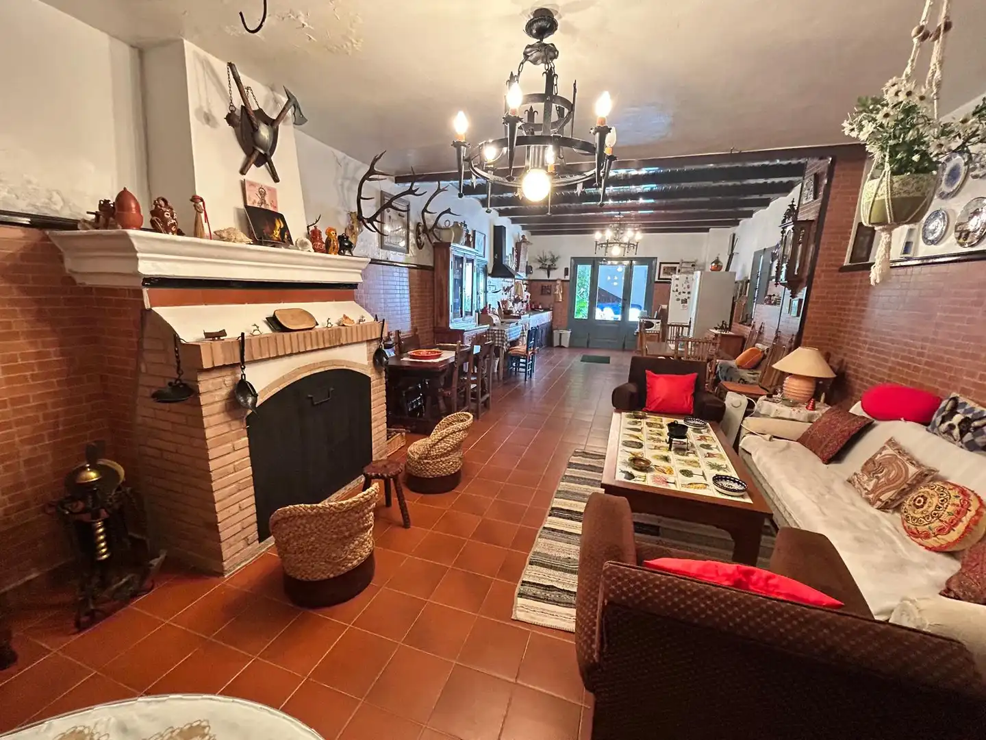 Sala d'estar de Finca rústica en venda en Medellín amb Jardí privat, Terrassa i Traster