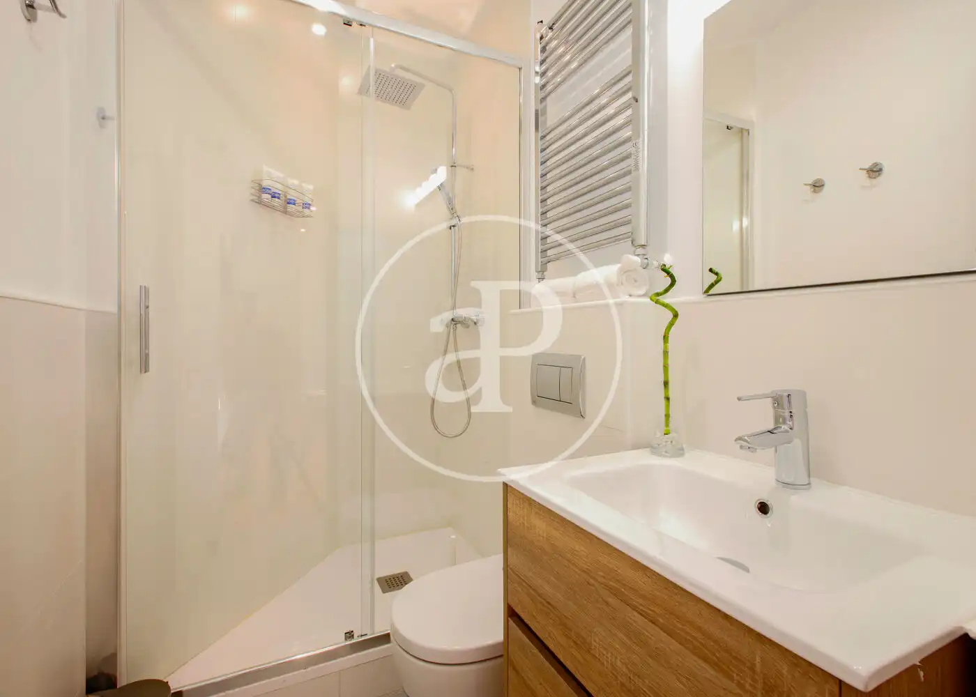 Baño de Piso de alquiler en Madrid con Aire acondicionado, Calefacción y Amueblado