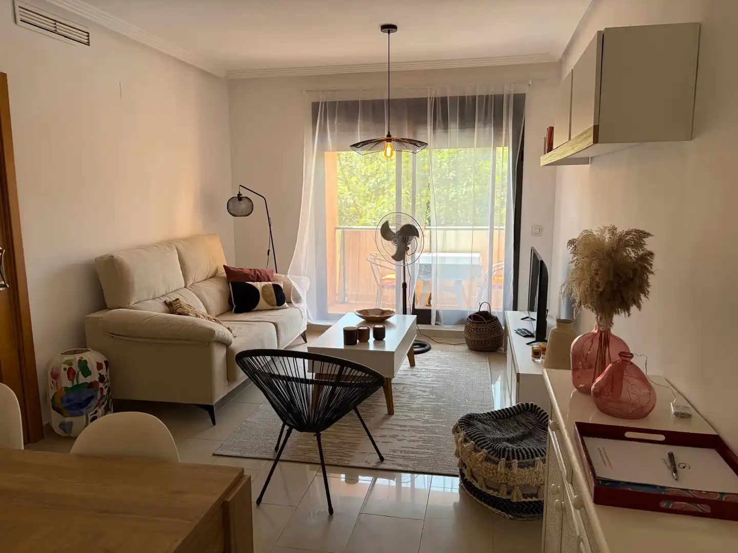 Sala d'estar de Apartament en venda en Pedreguer amb Aire condicionat, Piscina i Balcó