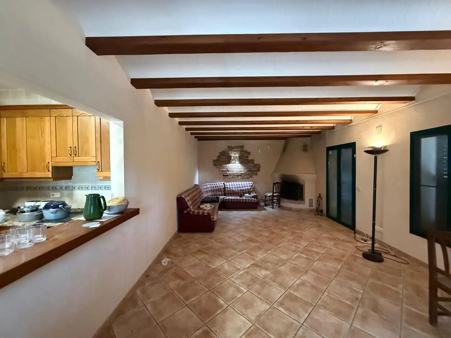 Sala de estar de Casa o chalet en venta en L'Ametlla de Mar  con Calefacción, Terraza y Piscina