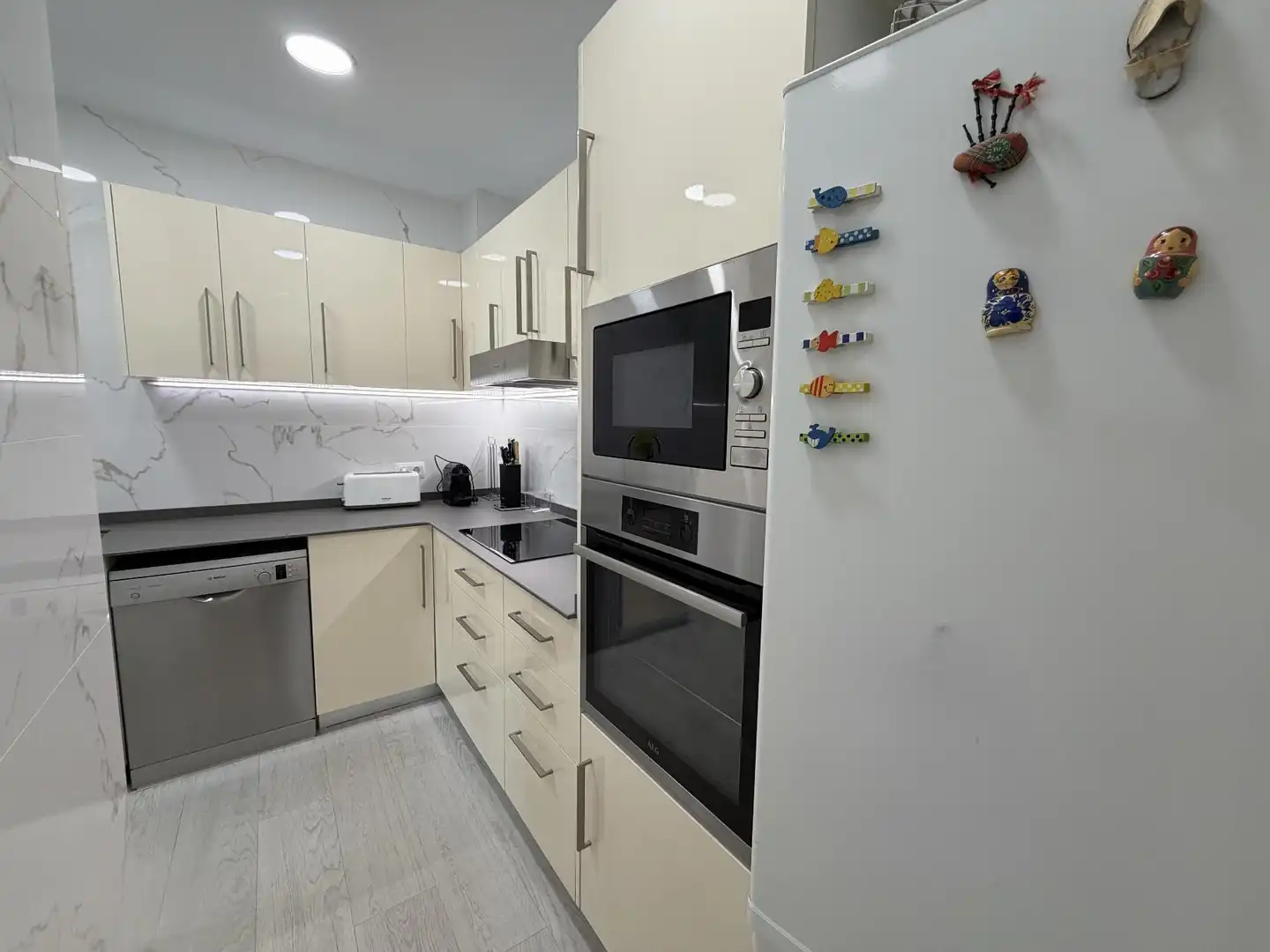 Cocina de Apartamento en venta en El Vendrell con Aire acondicionado, Calefacción y Amueblado